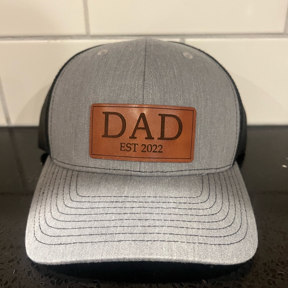 Gray and Black Dad Hat